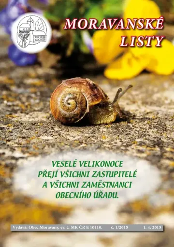 Moravanské listy č. 1/2015
