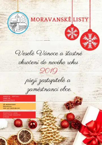 Moravanské listy č. 4/2018