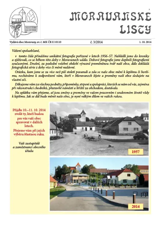 Moravanské listy č. 3/2014