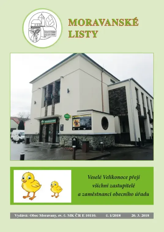 Moravanské listy č. 1/2018